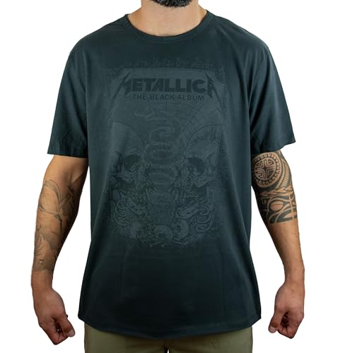Amplified Men's Metallica-The Black Album T-Shirt