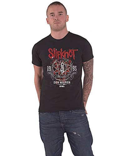 Amplified Slipknot 'Des Moines' (Black) T-Shirt Clothing (Small)