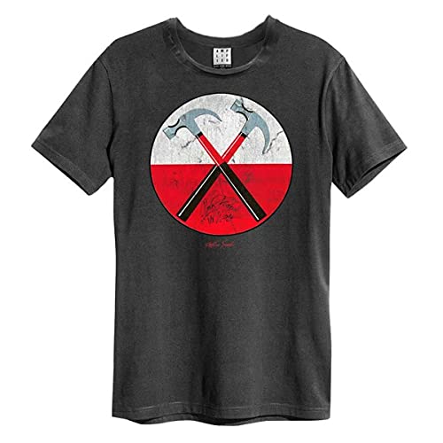 PINK FLOYD T Shirt Gerald Scarfe Band Logo Official Amplified Unisex Charcoal
