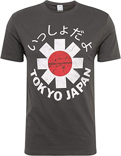 Red Hot Chili Peppers T-Shirt Tokyo Japan Official Amplified Vintage Charcoal