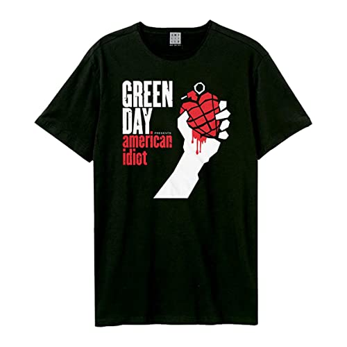 Amplified Unisex Adult American Idiot Green Day T-Shirt