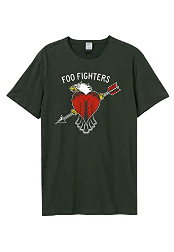 Amplified Foo Fighters Eagle Tattoo Charcoal T-Shirt (XL)