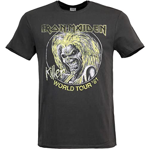 Amplified Iron Maiden Killers World Tour 1981 T-Shirt
