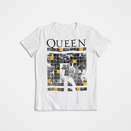 Queen Official Bravado Live Concert Blocks T-Shirt